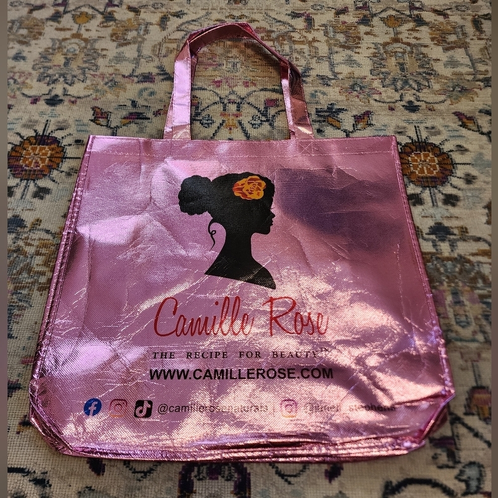Shiny Pink Tote Bag